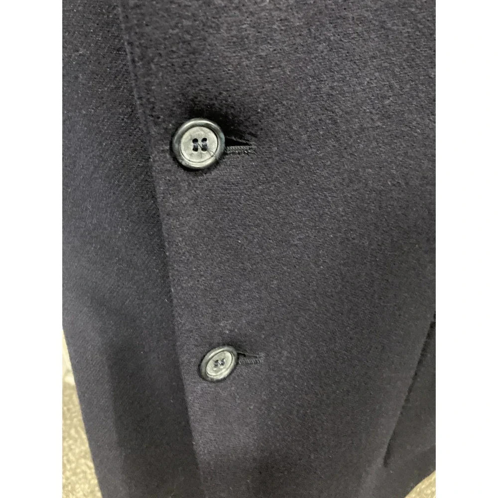 Vintage Russian Wool Blend Stand Collar Blazer Mens 44 Minimalist Avant Garde